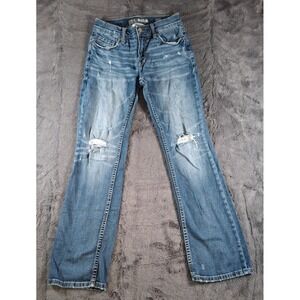 BKE Buckle Aiden Jeans  28r Bootcut Stretch Distressed Western